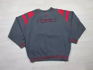 Vintage Fubu Sweater Mens XL Spellout 90s Y2K Streetwear Baggy Oversized Rap - Picture 1 of 13