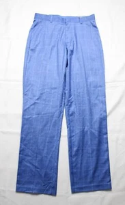 IZOD Boy's Flat Front Front Devant Plat Extensible Dress Pants EJ2 Blue Size 16 - Picture 1 of 4