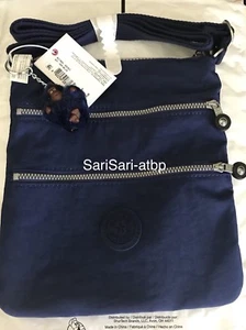 Kipling Umhängetasche Keiko verstellbar Tintenblau Neu mit Etikett - Bild 1 von 10