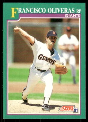1991 Score #635 Francisco Oliveras - Image 1 of 2