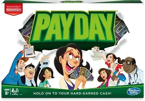 Hasbro Gaming PAYDAY Classic Family Fun Board Game of Making & Spending Money - Picture 1 of 9
