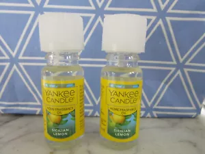 *NEW* Lot of 2 YANKEE CANDLE Sicilian Lemon Home Fragrance Warming Oil FREE SHIP - Picture 1 of 1
