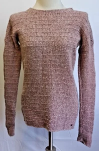 Eddie Bauer Womens Knitted Wool Sweater Rose Size Small - Picture 1 of 10