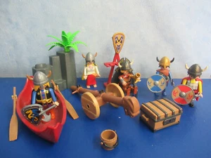 Wikinger Boot Rammbock Thronstuhl Figuren zu 3150 3151 Playmobil 3354 - Bild 1 von 3