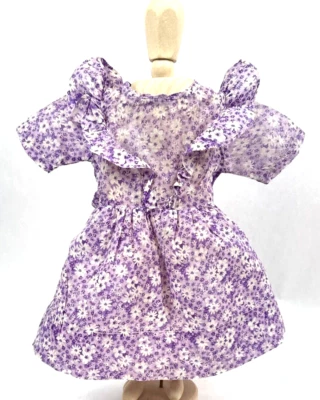 Vestido de muñeca vintage para plástico duro o composición floral  Foto 1 de 4