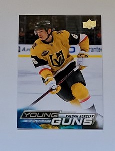 2022-23 Upper Deck Young Guns ROOKIE CARD #218 Kaedan Korczak RC KNIGHTS 