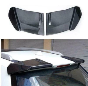 ABS Carbon fiber Rear Spoiler Tail Trunk Lip Wing Bar For Nissan Rogue 2014-2020 - Picture 1 of 2