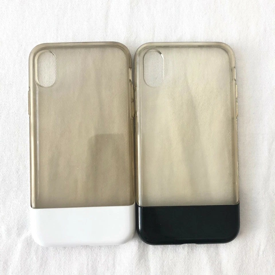 Case Force- Apple iPhone X Case Bundle Lot Black White Plastic - Image 1 of 3