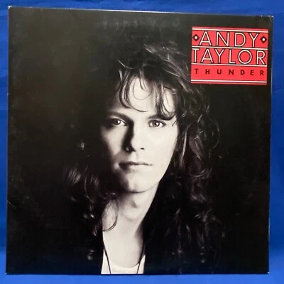 Andy Taylor Thunder Japan LP Record P-13423 Duran Duran Steve Jones Insert - Image 1 of 4