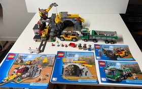LEGO CITY: The Mine (4204) - COMPLETE SET with all mini-figs and manuals