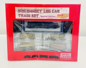 Micro Trains N Disconnect Log Car Special Edition Train Set 99301050 New Sealed - Picture 1 of 6