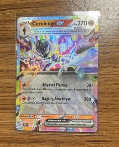 Ceruledge ex 036/191 Double Rare Sv08: Surging Sparks Pokémon TCG - Picture 1 of 2
