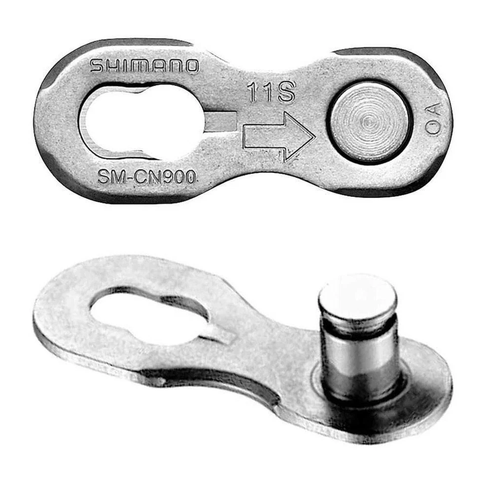SHIMANO Quick Link SM-CN900-11 for 11S (2 pieces) - SMCN90011A - 11 Speed Chain - Image 1 of 1