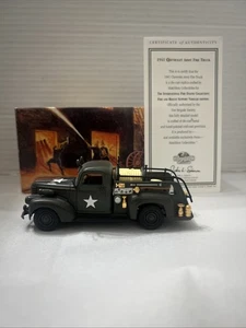 Matchbox 1998 - 1941 Chevrolet Army Fire Truck With COA And Orig Box - Picture 1 of 16