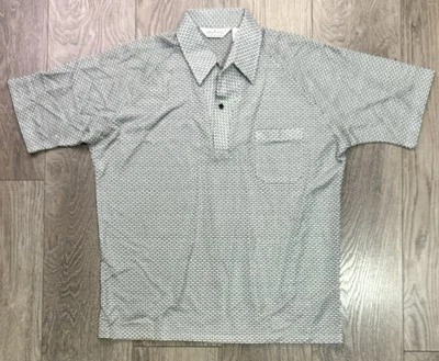 Camisa Polo Vintage Años 70 Lilly Dache Hombres Talla L Psicodélica Disco Grunge Rockabilly Foto 1 de 4