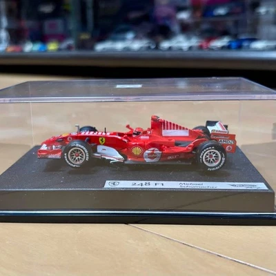 Mattel 1/43 Ferrari 248F1 Michael Schumacher modellino auto codice a barre... - Immagine 1 di 4