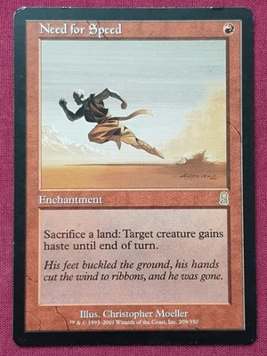 Magic The Gathering ODYSSEY NEED FOR SPEED red card MTG - Image 1 of 2
