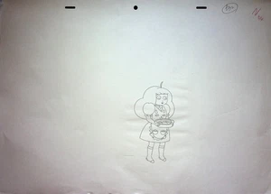 Bee and PuppyCat 2013 Hand Drawn 13X17 Production Pencil Frederator Studios #WW - Picture 1 of 2