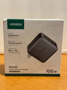 UGREEN Chargeur GaN 100W 4 Ports USB Type C Charge Rapide - Photo 1 sur 4