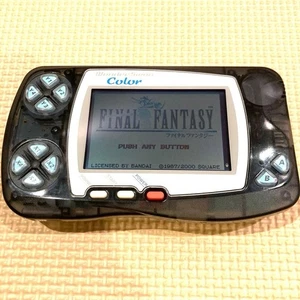 [Good Condition] WonderSwan Color WonderSwan Color Clear Black - Picture 1 of 11