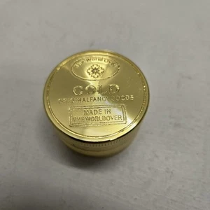 Golden Tobacco Grinder 1.5 Inch 3 Piece Crusher Aluminum Grinder Magnetic - Picture 1 of 3