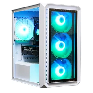 Gaming PC Intel i7 4th Gen 16GB 1TB SSD GT 1030 GTX 1650 AMD RX 580 Windows 11 - Picture 1 of 8