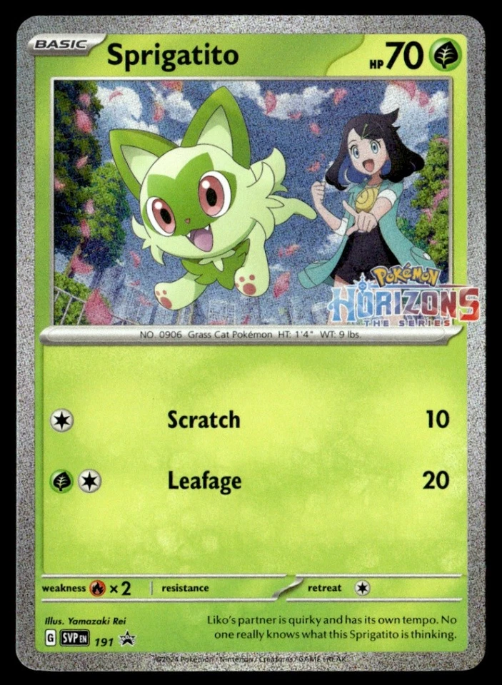 Sprigatito - Holo SV: Scarlet & Violet Promo Cards 191 NM Pokémon TCG - Image 1 of 2