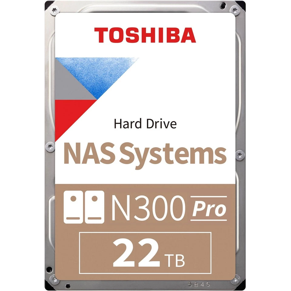 Toshiba N300 Pro HDWG62CXZSTB 22 TB Hard Drive - 3.5" Internal - SATA [SATA/600] - Image 1 of 1