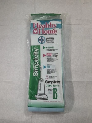 Healthy Home S7-12 Vacuum Bags for Simplicity 7000 Series Type B- PACK OF 12 - Image 1 of 4