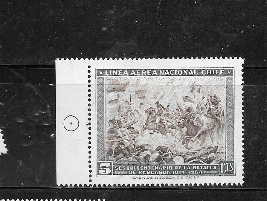 CHILE SC#C219 1961 MNH XF AIR MIL CABALLO Y JINETE SELLO ÚNICO PICTÓRICO ANTIGUO Foto 1 de 1