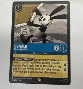 Oswald der Glückshase Karte 142 / 204 Lorcana Azurit Meer Regular Legendär - Bild 1 von 6