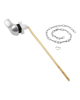 Kit de repuesto de manija de inodoro VEVOR mango de inodoro universal delantero cromado Foto 1 de 4