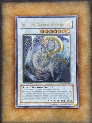 Yugioh Ancient Sacred Wyvern ANPR-EN043 Ultimate Rare 1st Ed NM - Image 1 of 2