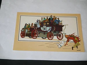 HERGE CHROMOS TINTIN VOIR ET SAVOIR AUTOMOBILE ORIGINE A 1900  SÉRIE 7  N°15 - Imagen 1 de 1