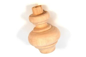 4xStück Holzmöbelfüße Holzbasis für Möbel & Schränke Durchmesser 74mm Möbelfüße - Bild 1 von 5
