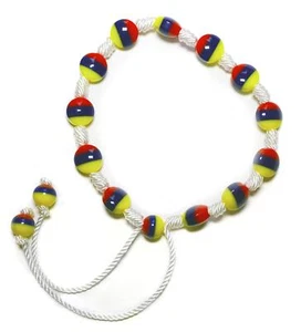 Pulsera típica hecha a mano por artesanos nativos Colombia Ecuador Venezuela - Imagen 1 de 8