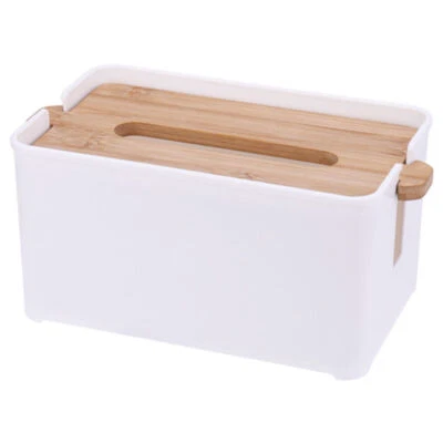 Caja dispensadora de pañuelos faciales soporte cubierta flotante caja de pañuelos para baño Foto 1 de 4