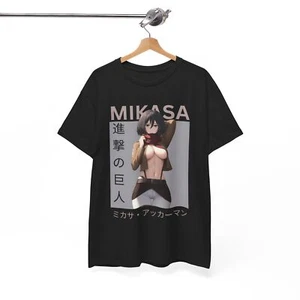 Camiseta Mikasa Ackerman, Camiseta Attack on Titan, Camiseta Sexy Anime, Regalo Amante del Anime - Imagen 1 de 13