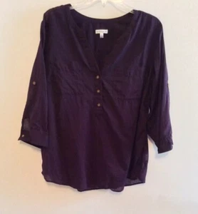 Croft & Barrow Sheer Blouse - Picture 1 of 6
