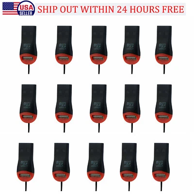15 Memory Card Reader Adapters to USB 2.0 Adapter For Micro-SD SDHC SDXC TF Card - Image 1 of 4