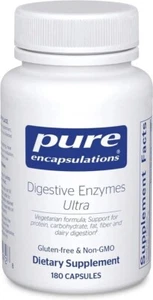 FREESHIP_Pure Encapsulations Digestive Enzymes Ultra - 180 Count (Pack of 1) - Picture 1 of 7