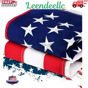 Banderas americanas 5x8 pies exterior, bandera americana exterior resistente, bandera de Estados Unidos 5x8 - Imagen 1 de 7