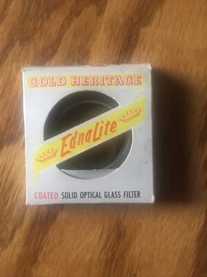 EDNALITE Gold Heritage Optical Glass Filter, Series 5, Chrome - Image 1 of 3