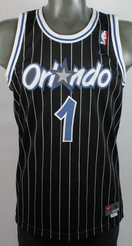 Vintage Tracy McGrady Orlando Magic Nike Pinstripe Sewn Basketball Jersey YXL Cover