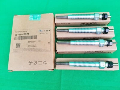 GENUINE KIA K2700 TRUCK TU & PU SERIES 4 CYL 2.7 L DIESEL GLOW PLUG SET (4 EA) - Image 1 of 2