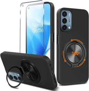 Compatible for Oneplus Nord N200 5G Phone Case with Glass Screen Protector - Photo 1 sur 12
