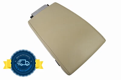 2007-2011 Volvo S80 Center Console Beige Leather Lid Armrest Assembly OEM - Image 1 of 4