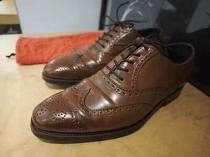 Carmina 850€ Men's Cordovan Leather Shoes Size US7.5/UK6.5/EU40 Made in Spain - Picture 1 of 18