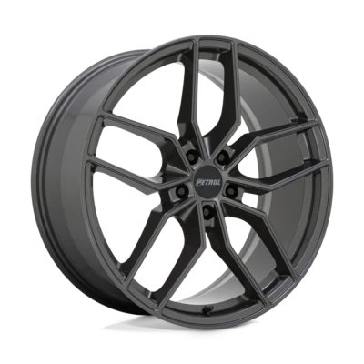 Petrol P5C 19x8 5x114.3 40mm Gloss Gunmetal Wheel - Image 1 of 2