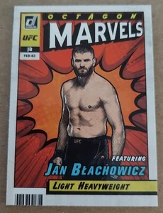 2022 Donruss UFC JAN BLACHOWICZ Octagon Marvels #18 Light Heavyweight Champion  - Picture 1 of 2